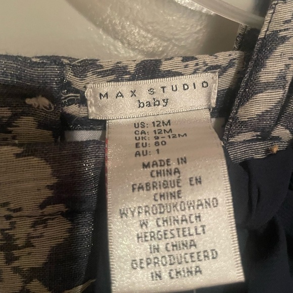 Max studio baby new size 12 months blue - Picture 4 of 4